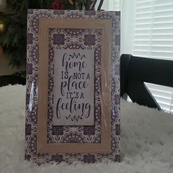 Wall Decor HOME IS NOT A PLACE - Picture 1 of 4